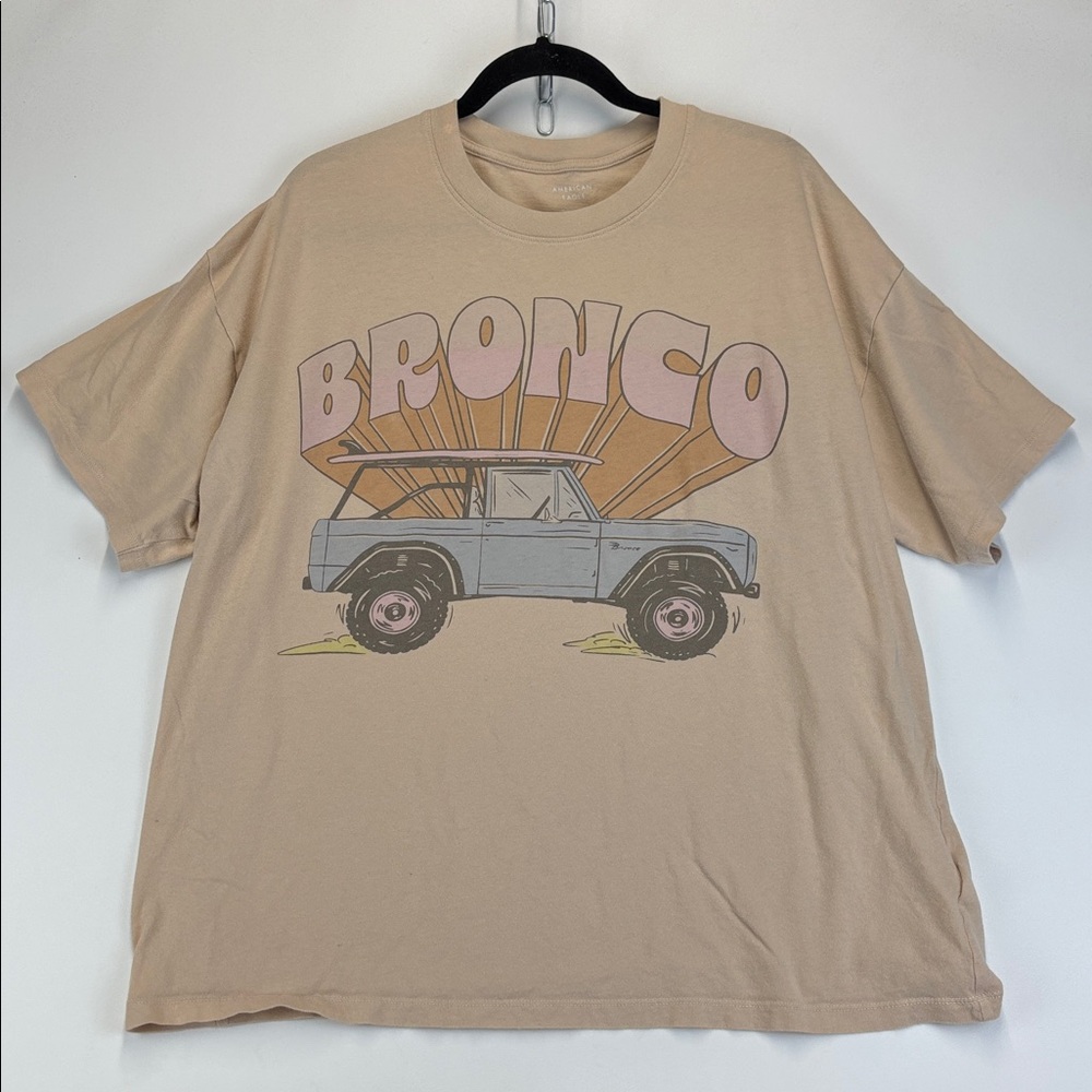AMERICAN EAGLE Oversized Bronco Graphic T-Shirt Size L/XL